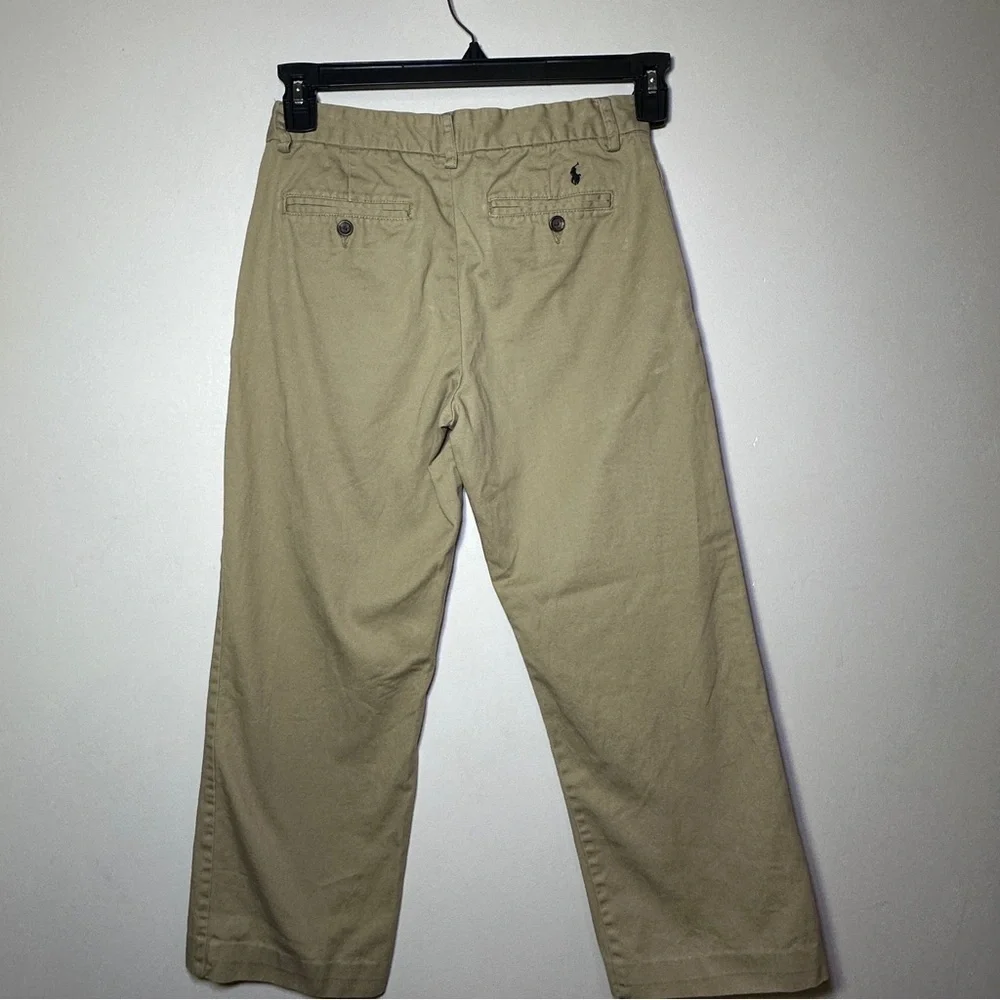 Boys Classic Polo by Ralph Lauren Khaki Chinos Pants Size 14 Holidays Easter